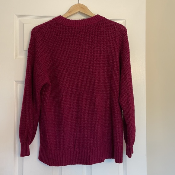 AE Dark Magenta Sweater - Picture 2 of 3